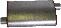 HPM welded turbo muffler